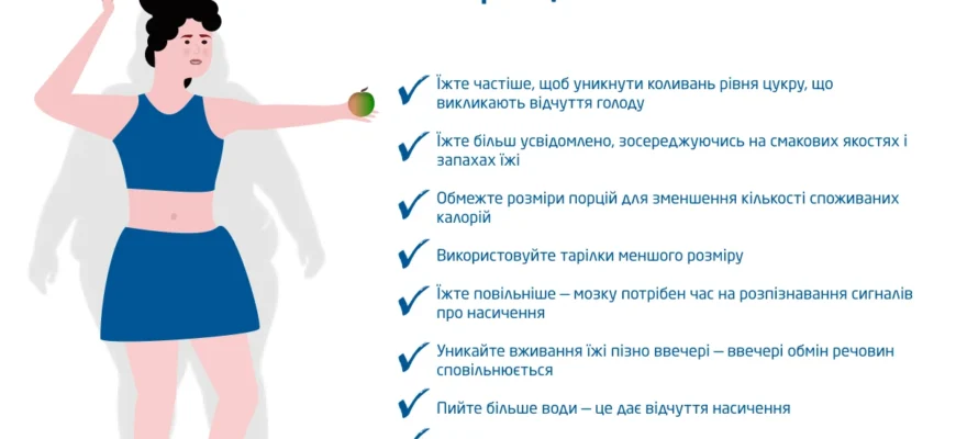 Скільки грам їжі щодня необхідно для ефективного схуднення?