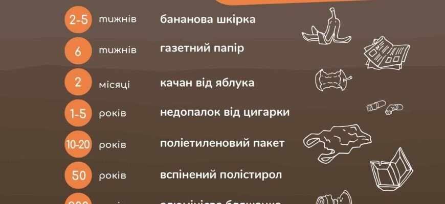 Скільки років потрібно для розкладання скла: важливі факти та цифри