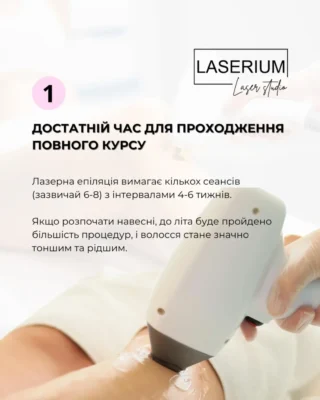 Скільки сеансів лазерної епіляції потрібно для гладкої шкіри?
