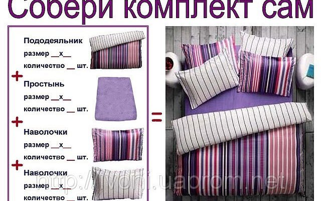Скільки тканини потрібно для пошиття комплекту постільної білизни?
