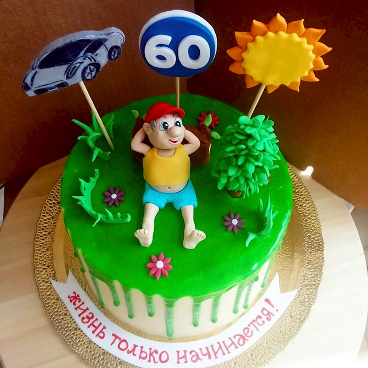 Торт на ювілей чоловіка 60 - 65 Фото Ідей