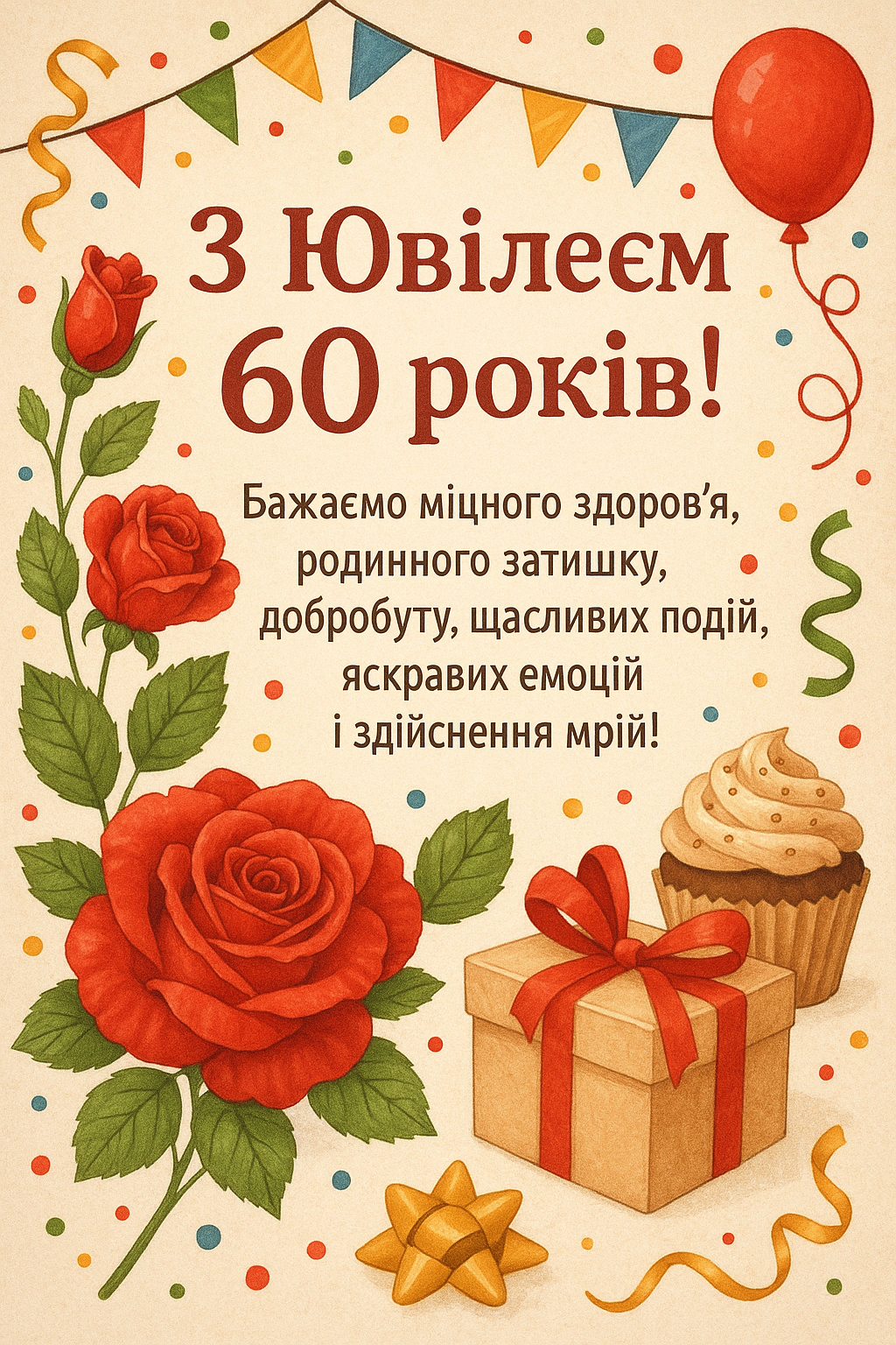 Привітання з Ювілеєм 60 Років: Найкращі Побажання, Ідеї та Поради ...