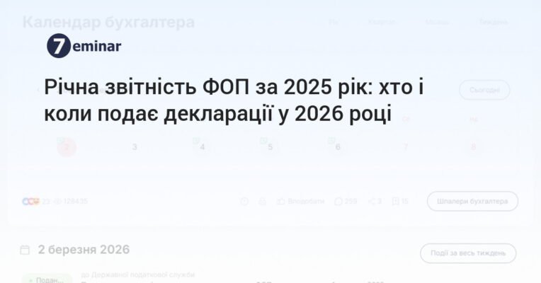 Термін подачі податкової декларації на прибуток за 2026 рік в Україні