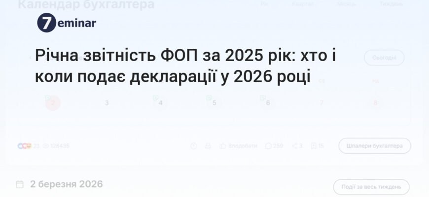 Термін подачі податкової декларації на прибуток за 2026 рік в Україні