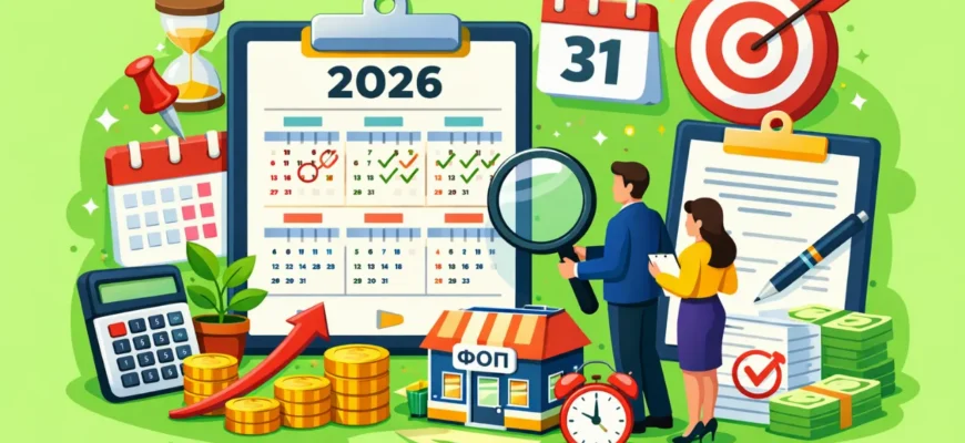 Термін сплати єдиного податку для 3 групи у 2026 році: деталі та поради