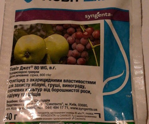 Тіовіт Джет: період очікування та ефективність препарату для садівників