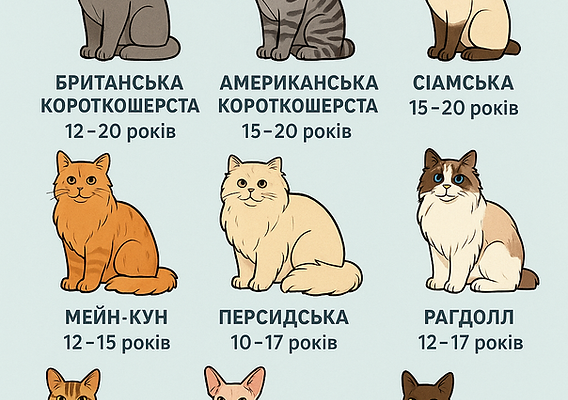 Тривалість життя котів: Скільки років зазвичай живе ваш улюбленець?
