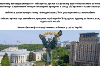 Цікаві факти про Київ: незвідані сторінки історії столиці України