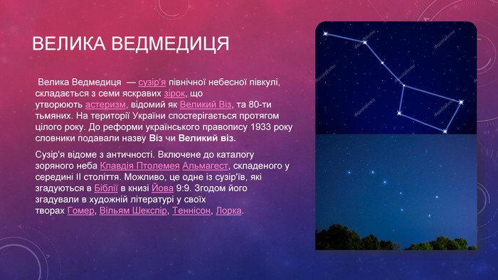 Цікаві факти про сузір’я Велика Ведмедиця: історія та наука