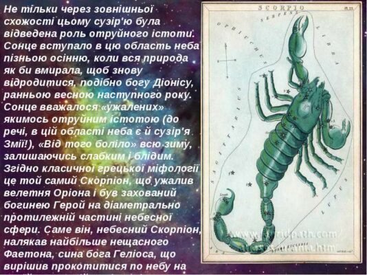 Цікаві факти про сузір’я Скорпіон: секрети нічного небосхилу