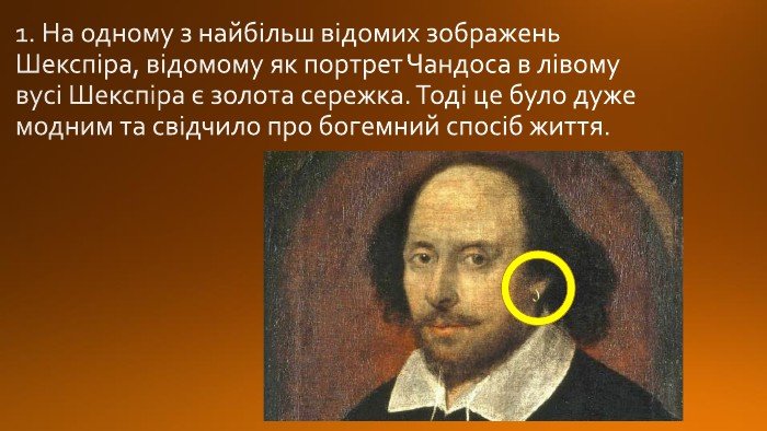 Вільям Шекспір: Цікаві факти з життя Шекспіра