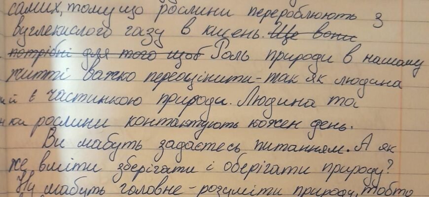 Твір-роздум: Чому важливо берегти природу – 10 переконливих причин