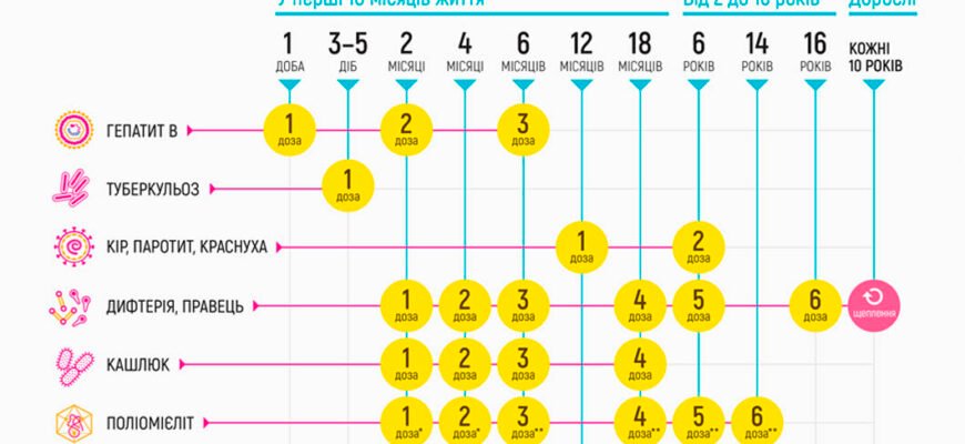 Вакцинація у 6 років: куди робити щеплення вашій дитині?