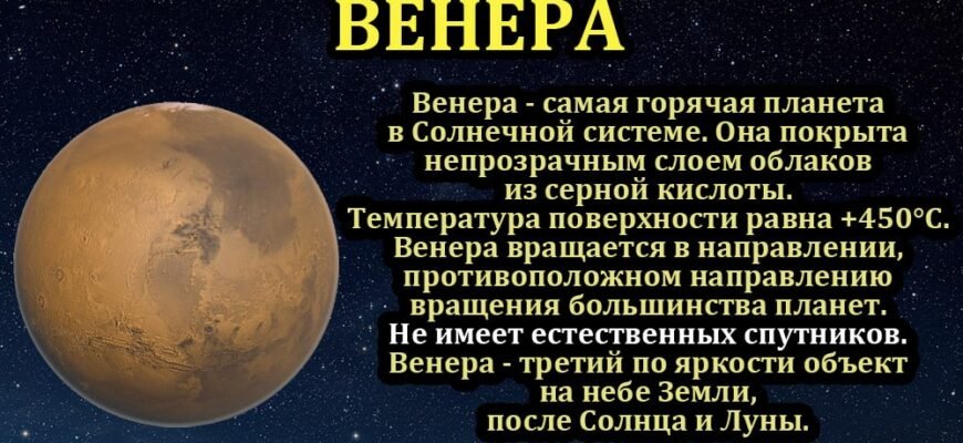 Венера: дивовижні та захопливі факти про нашу сусідню планету Венера: дивовижні та захопливі факти про нашу сусідню планету