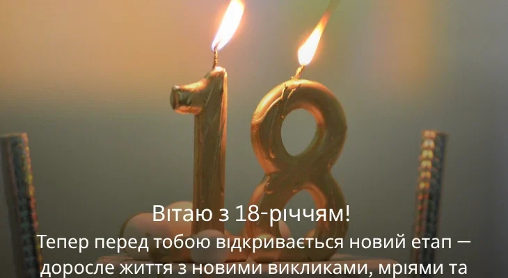 Вітання з 18-річчям: ідеї для святкування дня народження хлопця