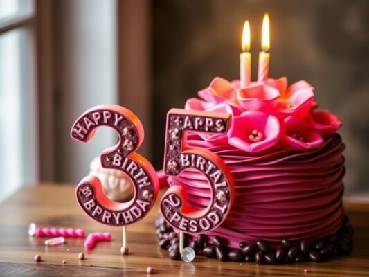 Вітання з ювілеєм: ідеї для святкування 35-річчя жінки