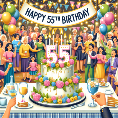 Вітаємо з 55-річчям: Ідеї та поради для незабутнього святкування!