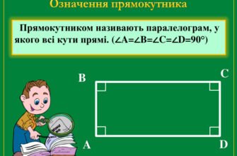 Властивості діагоналі прямокутника: ключові аспекти геометрії