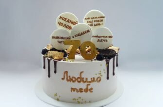 Як вибрати ідеальний торт на ювілей 70 років: поради та ідеї