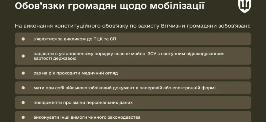 Які документи потрібно мати при собі для відвідування ТЦК?