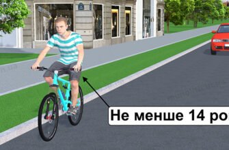 З якого віку дозволено їздити на велосипеді по дорогах України?
