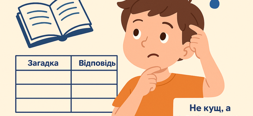 Загадки для дітей 8-9 років: розвиваємо мислення і кмітливість!