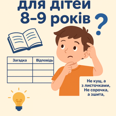 Загадки для дітей 8-9 років: Розвиваємо мислення разом з відповідями