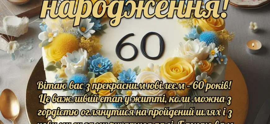 Завантажити безкоштовно картинки на ювілей 60 років для жінки
