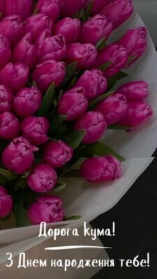 Чудові вітальні картинки з Днем Народження для любої куми