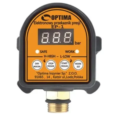 Ефективне реле тиску з захистом від сухого ходу: огляд і переваги