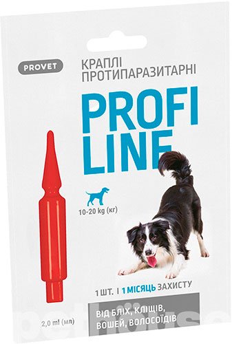 ProVET ProfiLine краплі від бліх та кліщів для собак вагою от 10 ...