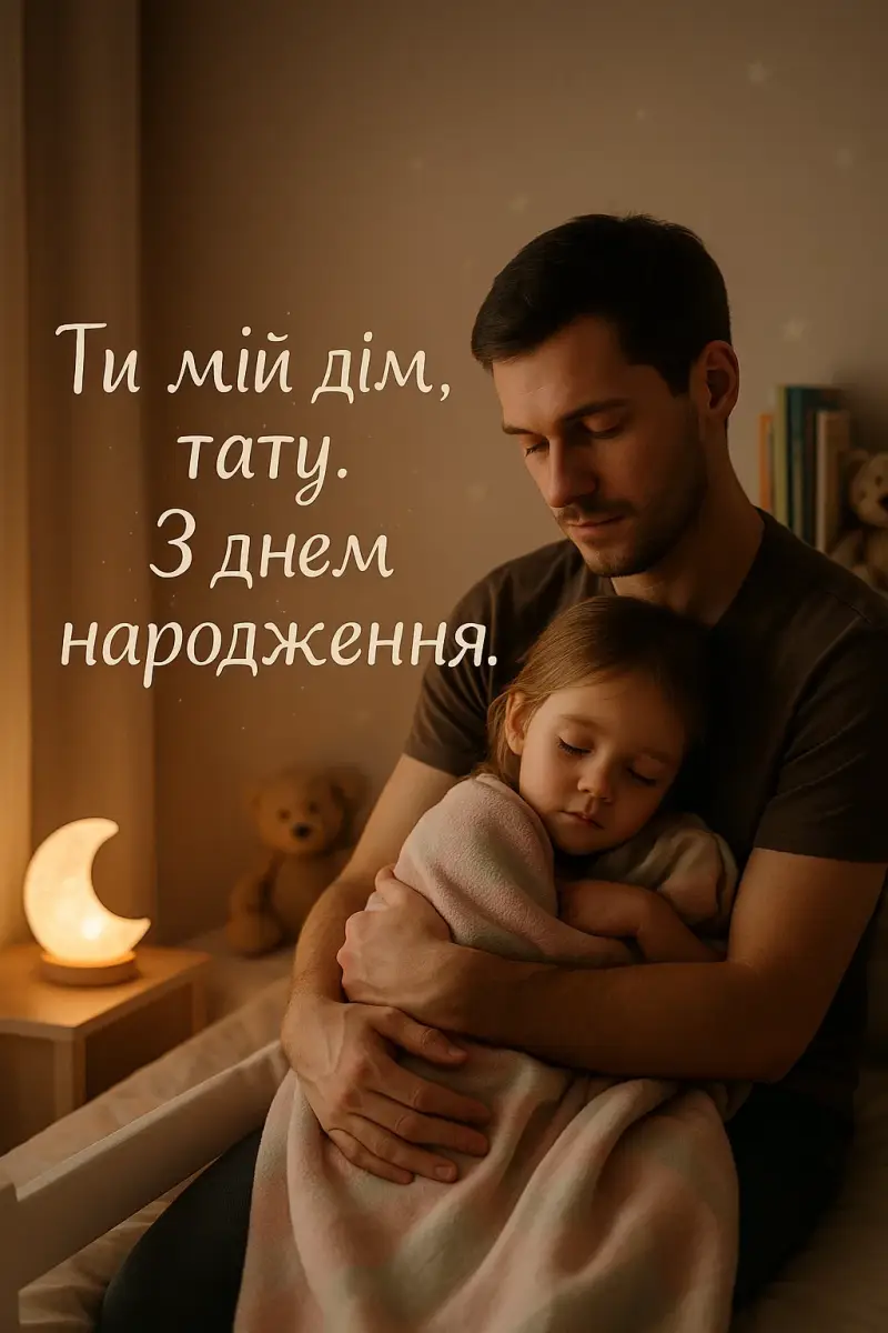 Привітання з днем народження татові від дочки до сліз — щире ...