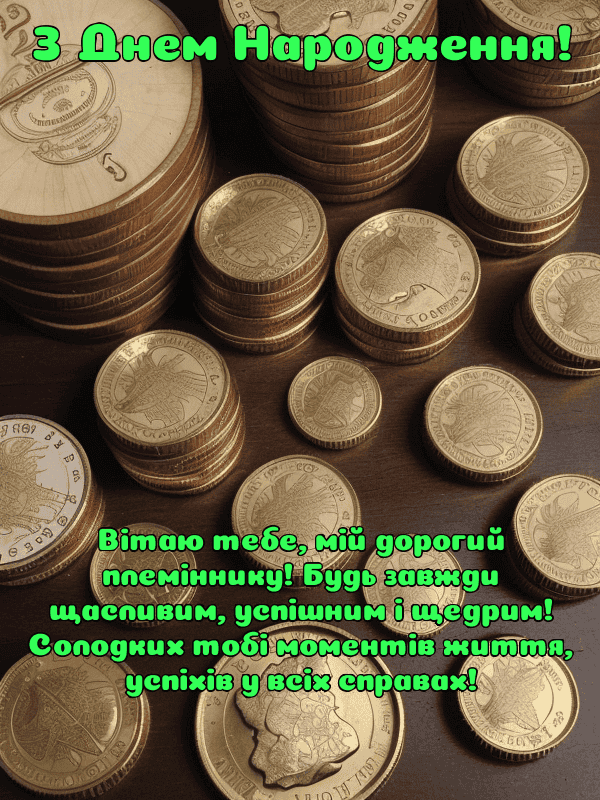 Привітання з Днем Народження племінника українською мовою ...