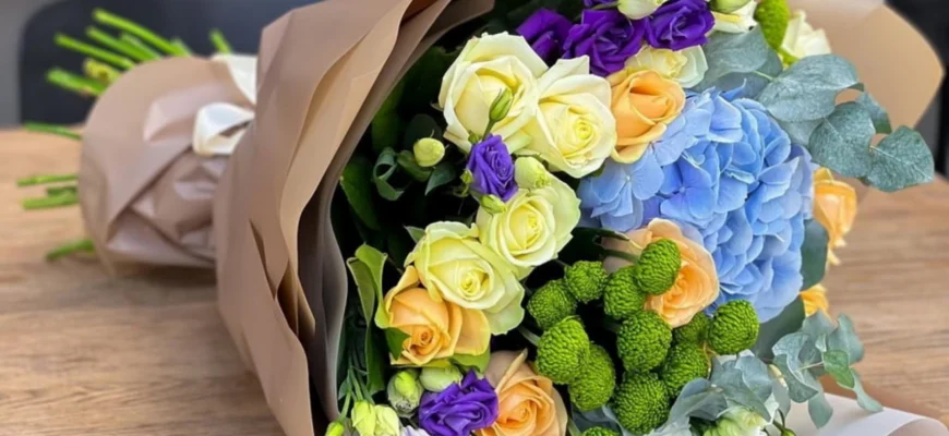 Гарний букет квітів на день народження: ідеї та поради для вибору