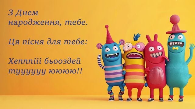 Привітання з Днем народження - МЕТА