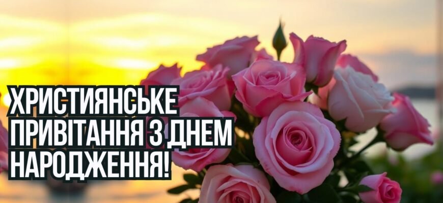 Християнські Картинки з Днем Народження: Привітання для Душі
