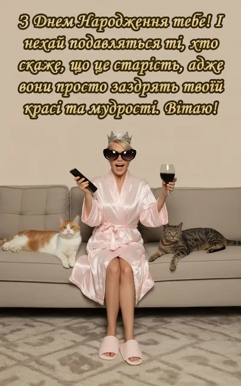 Прикольні привітання з 45-річчям