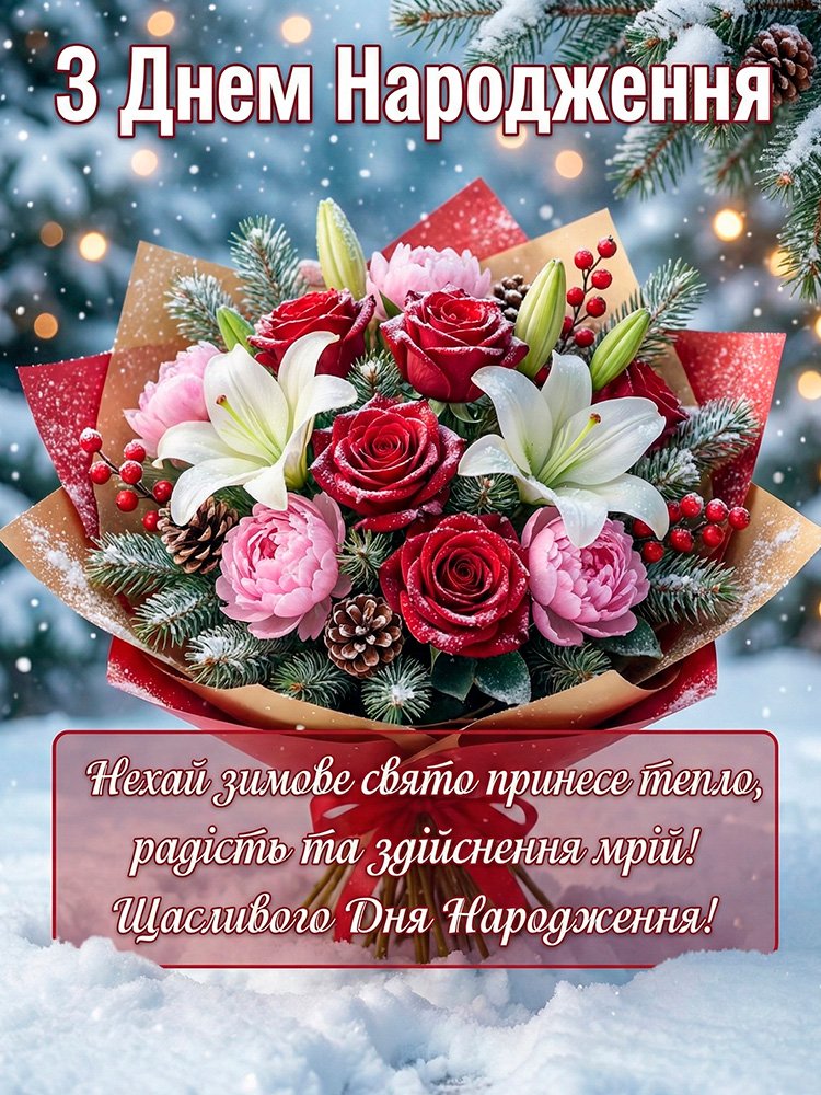 Чудові Привітання жінці З Днем Народження - Побажайко
