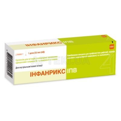 Інфанрикс ІПВ: захист проти коклюшу, правця, дифтерії та поліомієліту