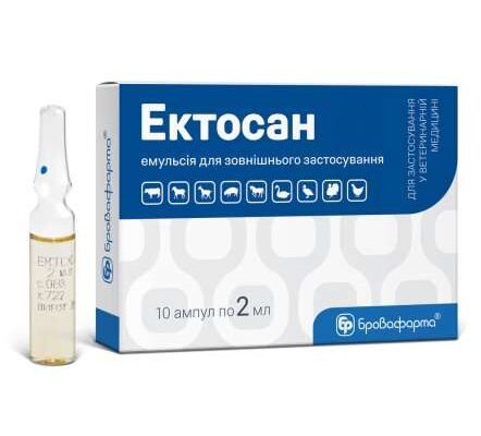 Інструкція застосування Ектосану для боротьби з бліхами у домашніх улюбленців