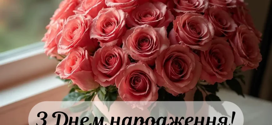 Картинка-привітання з Днем народження для жінки: оригінальні побажання!