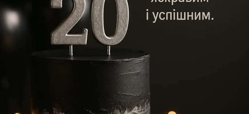 Картинки на день народження 20 років для хлопця: найкращі ідеї від нас!