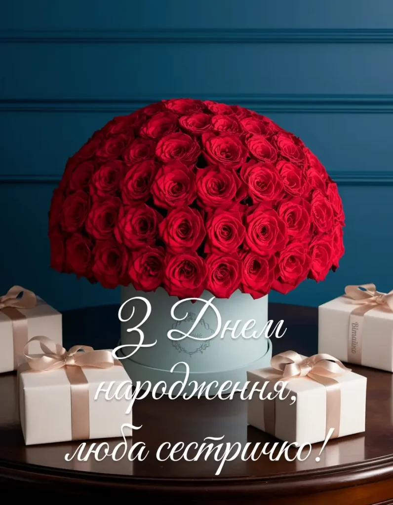 Привітання з днем народження сестрі своїми словами: 15+ картинок ...