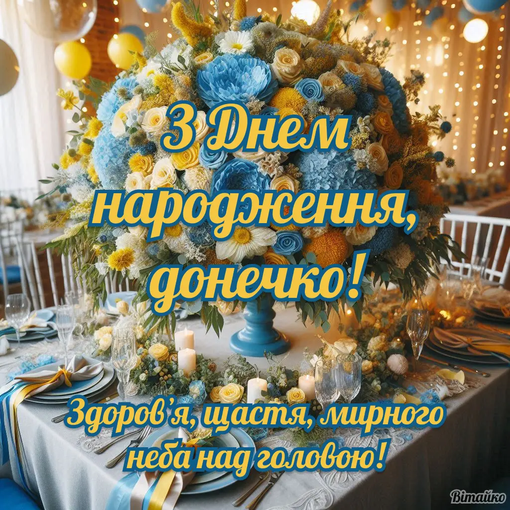 З Днем народження, донечка: 25 листівок для привітання