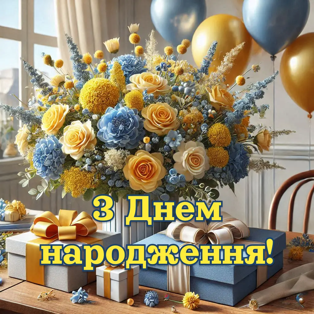 25 привітань з днем народження жінці: Картинки українською