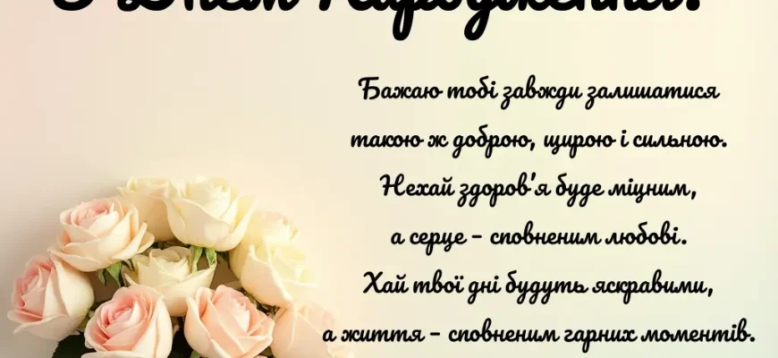Красиві привітання з днем народження: білі рози для особливих людей