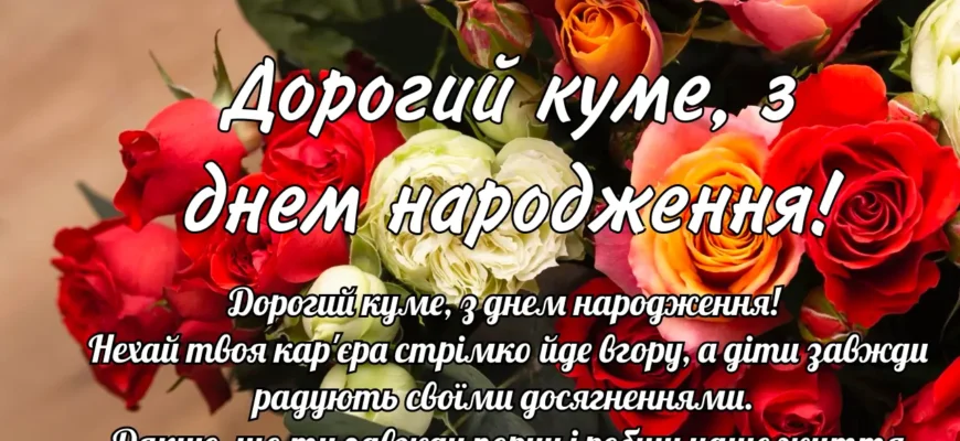 Кум з Днем Народження: яскраві та оригінальні вітальні картинки для вас