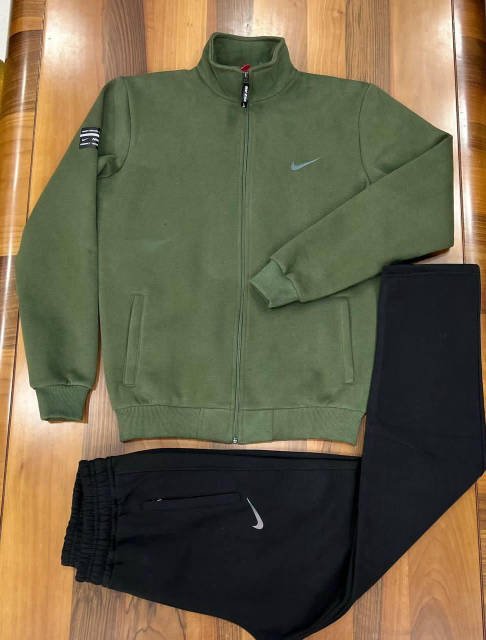 Теплий чоловічий спортивний костюм Nike без капюшона, чоловічий ...