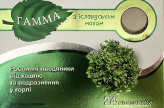 Льодяники з ісландським мохом: Ефективний захист від кашлю