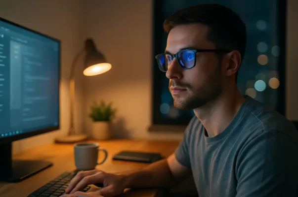 Оптимізовані окуляри для захисту очей під час роботи за комп’ютером